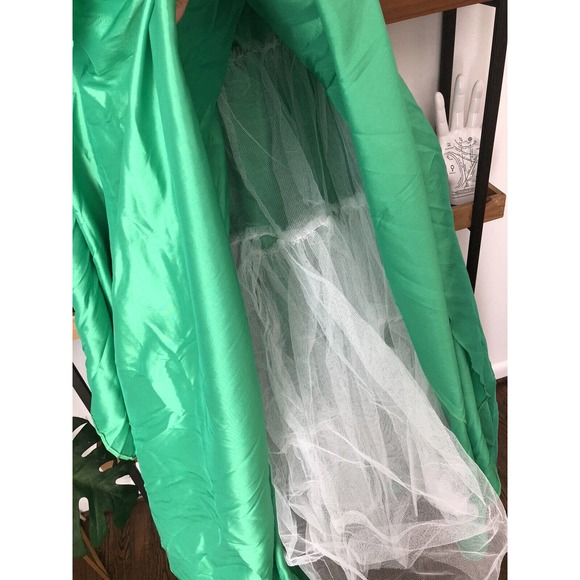 Sherri Hill size 00 50310 green two piece tulle prom pageant gown - Picture 7 of 12